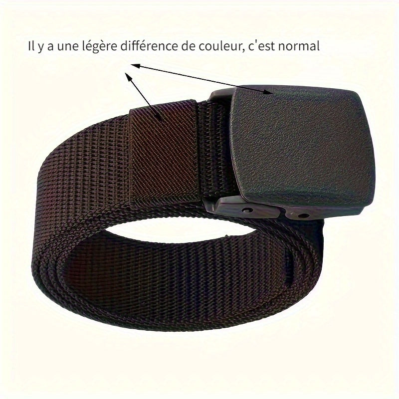 Ceinture Extra-Longue pour Hommes, Grande Taille - Sans Fer ni Aimant - 150 cm