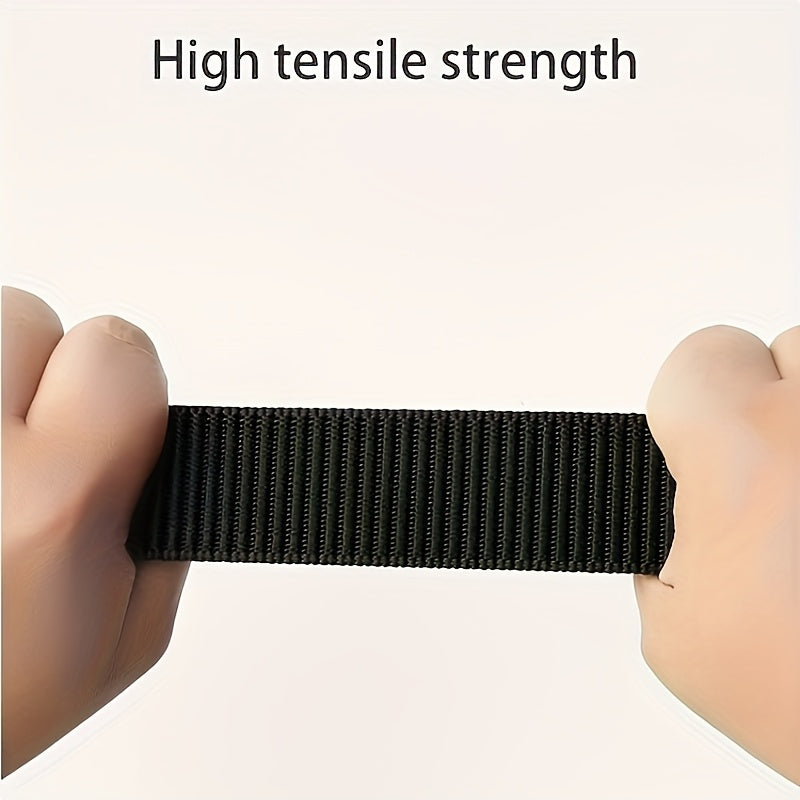 Pack de 3 Ceintures en Nylon pour Hommes avec Boucle Automatique - Boucles Carr¨¦es en Alliage de Fer, Design Sportif Durable et Doux, Sangles Noires Vertes\u002FBeiges\u002FGris pour Tenue D¨¦contract¨¦e & Formelle, Accessoires d'Aventure Ext¨¦rieure