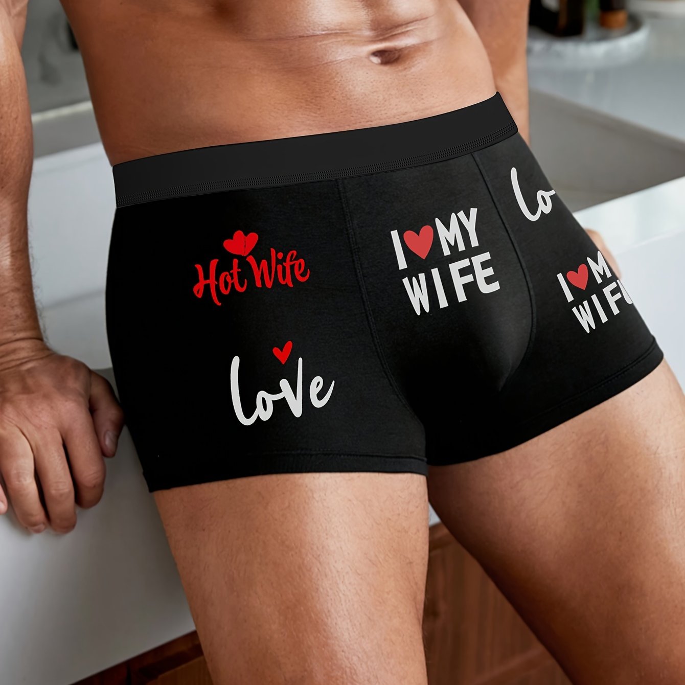 Meilleur Classement Sous-v¨ºtements Plats Respirants pour Hommes avec Motif Imprim¨¦ Sexy et Int¨¦ressant