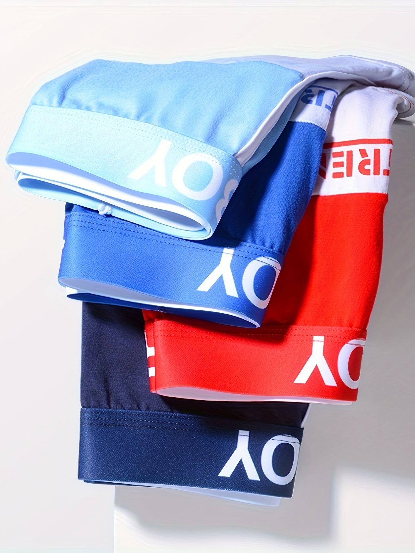 3pcs Boxers pour Hommes ¨¤ la Mode - Respirants, Confortables et Sous-v¨ºtements de Sport avec Design D¨¦grad¨¦