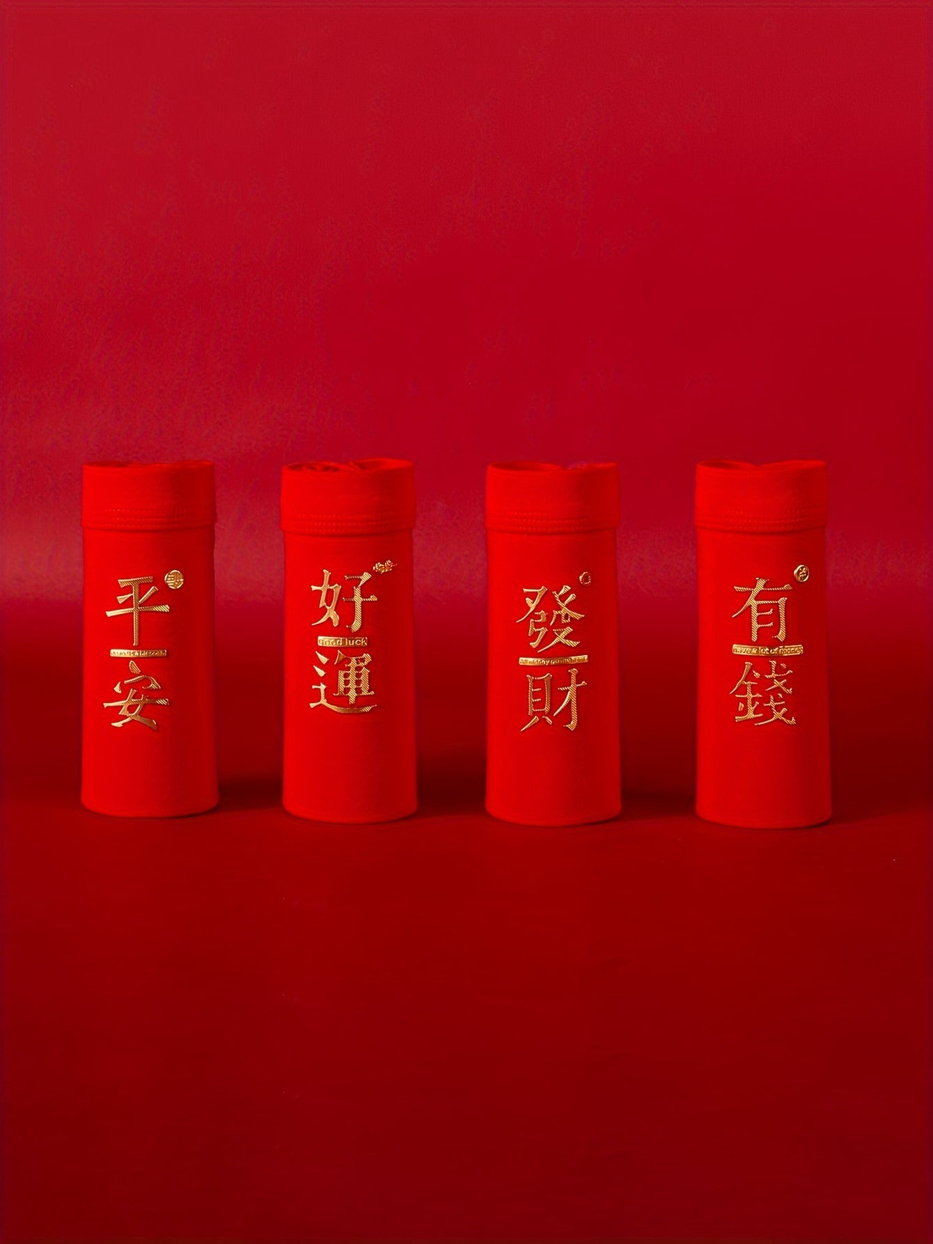 Pack de 4 Sous-v¨ºtements Rouges ¨¤ Nouveau Charme pour Hommes, Sous-v¨ºtements Pures pour Hommes, Grandes Culottes Triangulaires pour l'Ann¨¦e du Tigre