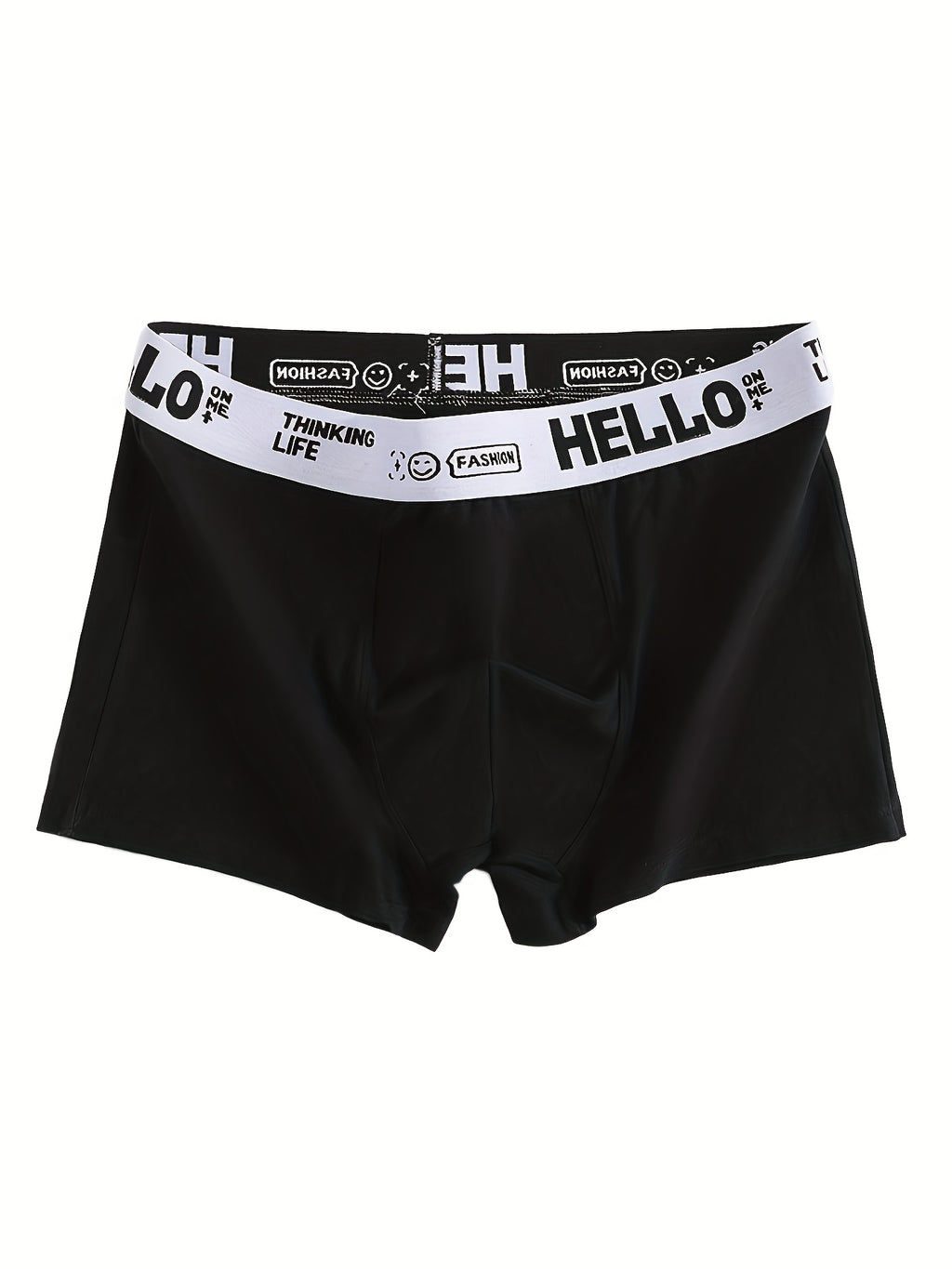 4 pi¨¨ces de boxers en coton doux pour hommes - Sous-v¨ºtements respirants et extensibles avec impression \