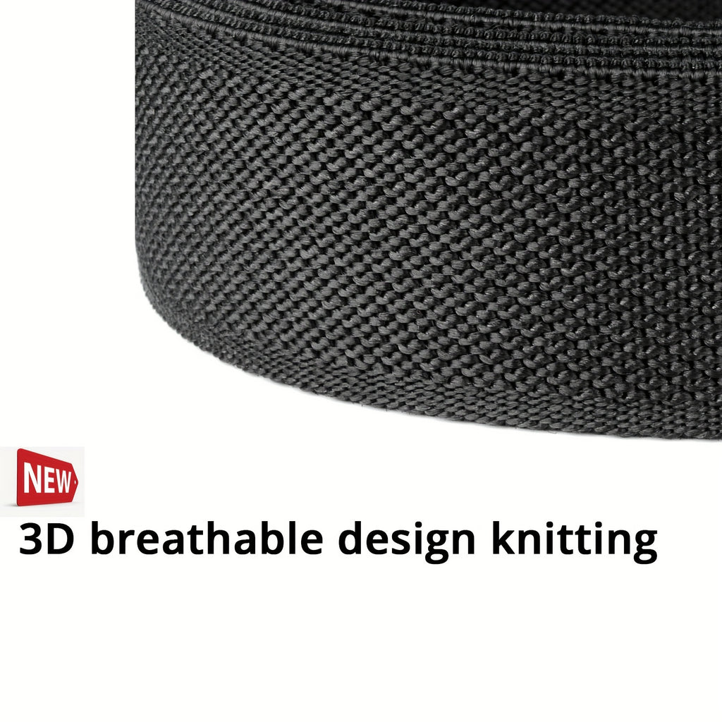 Ceinture en Nylon Extensible Confort pour Hommes Grande Taille - Noire, R¨¦glable jusqu'¨¤ 75 Pouces pour les Grands et Forts