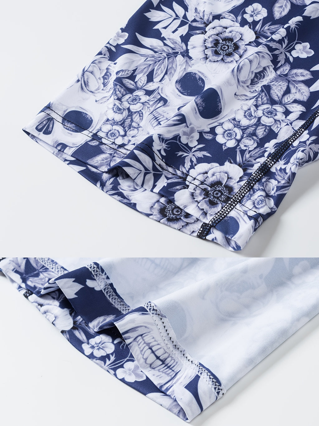 Cale?ons ¨¤ imprim¨¦ crane floral pour hommes, en tissu tricot¨¦ polyester ¨¤ haute extensibilit¨¦, design de poche en U pour la peau, anti-rayures et anti-humidit¨¦ pour un usage quotidien et des activit¨¦s en ext¨¦rieur.