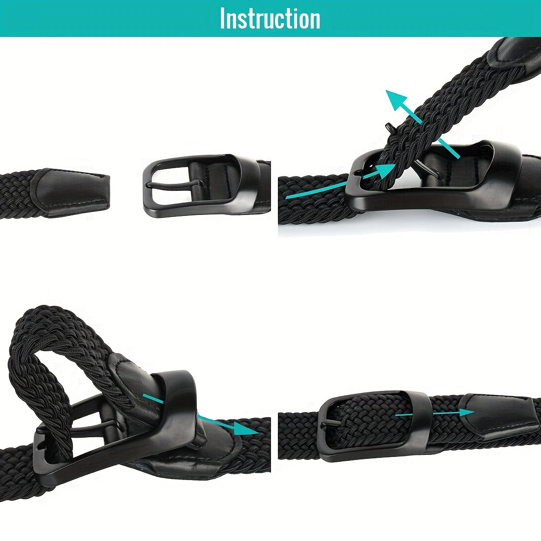 Ceintures Tress¨¦es ¨¦lastiques ¨¦l¨¦gantes Pour Hommes