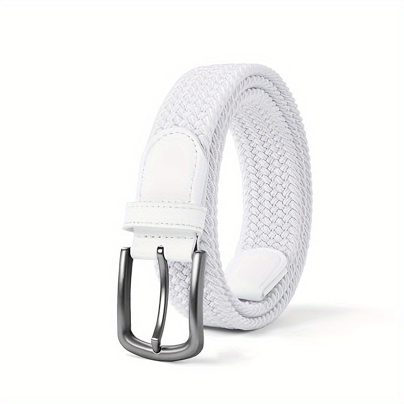 Ceinture pour homme, ceinture ¨¦lastique, ceinture d¨¦contract¨¦e tiss¨¦e 1 3\u002F8', pour homme, femme, junior, couleur\u002Ftaille compl¨¨te avec coffret cadeau.