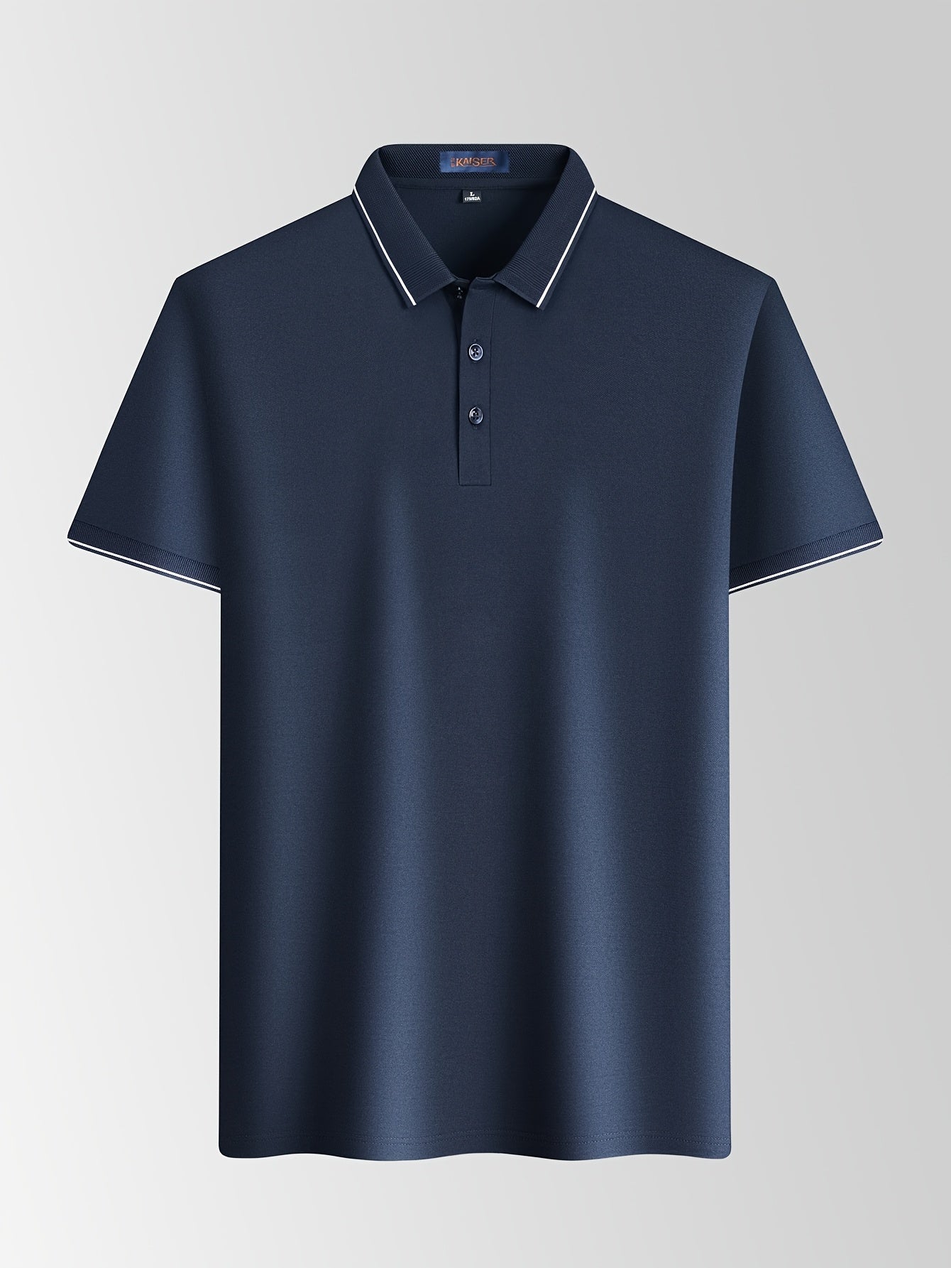 Men'S Casual Summer White Polo Shirt - Breathable, Short Sleeve, 3\u002F4 Length Buttons, Regular Fit, Casual Occasion, Casual Attire | Classic Polo Shirt | Breathable Fabric