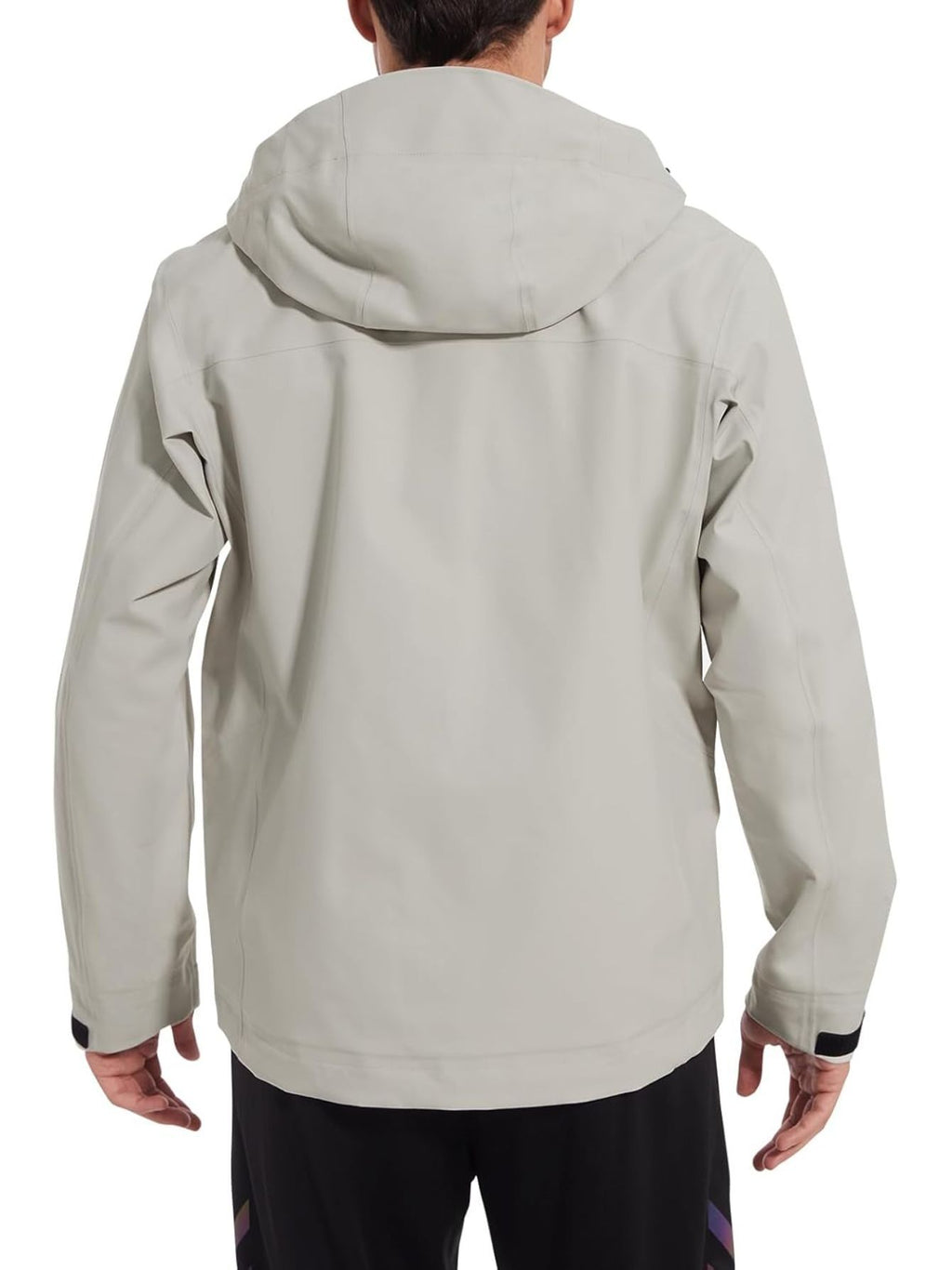 Veste Coupe-Vent L¨¦g¨¨re pour Hommes avec Capuche, Poignets Ajustables, Texture Douce et ¨¦l¨¦gante, Veste de Sport Casual ¨¤ Col Montant, Fermeture ¨¦clair Bleu Marine, Poches Id¨¦ale pour la Course & Randonn¨¦e au Printemps\u002FAutomne