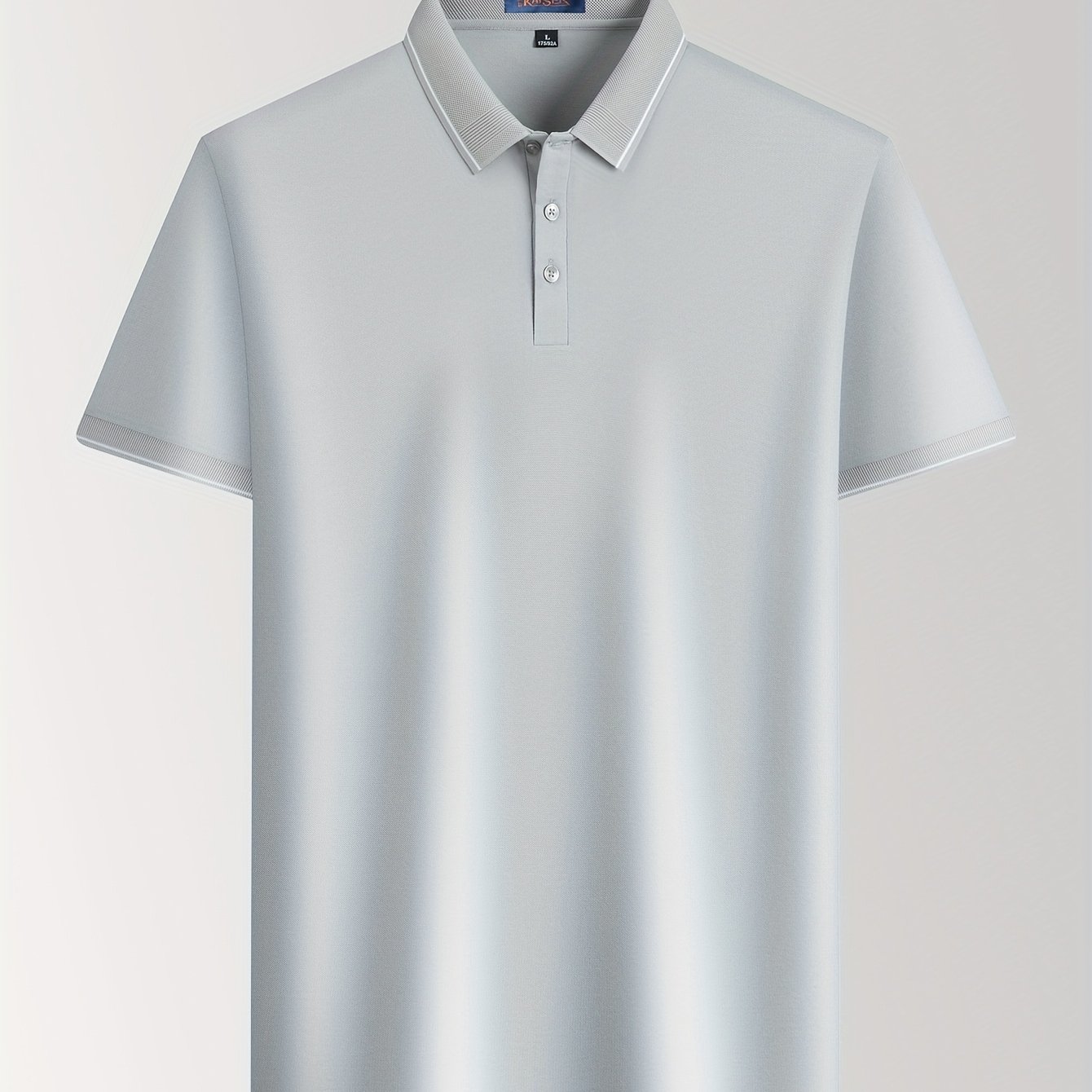 Men'S Casual Summer White Polo Shirt - Breathable, Short Sleeve, 3\u002F4 Length Buttons, Regular Fit, Casual Occasion, Casual Attire | Classic Polo Shirt | Breathable Fabric