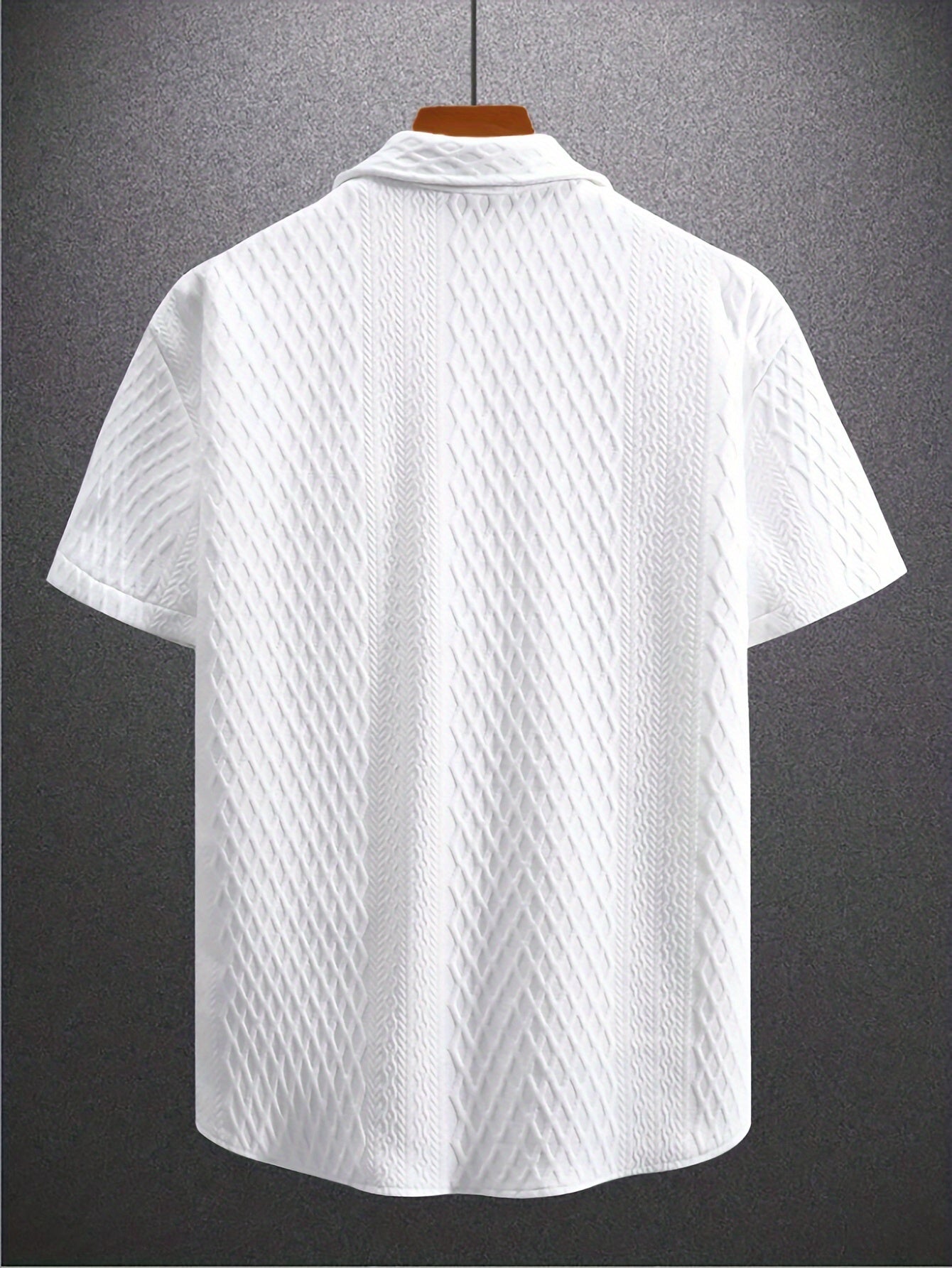 Men's Casual Short Sleeve Golf Shirt - Breathable Striped Pattern, Machine Washable Regular Fit for Summer Outdoor Hiking & Sports, Leisure Clothing | Classic Style | Nontransparent Material