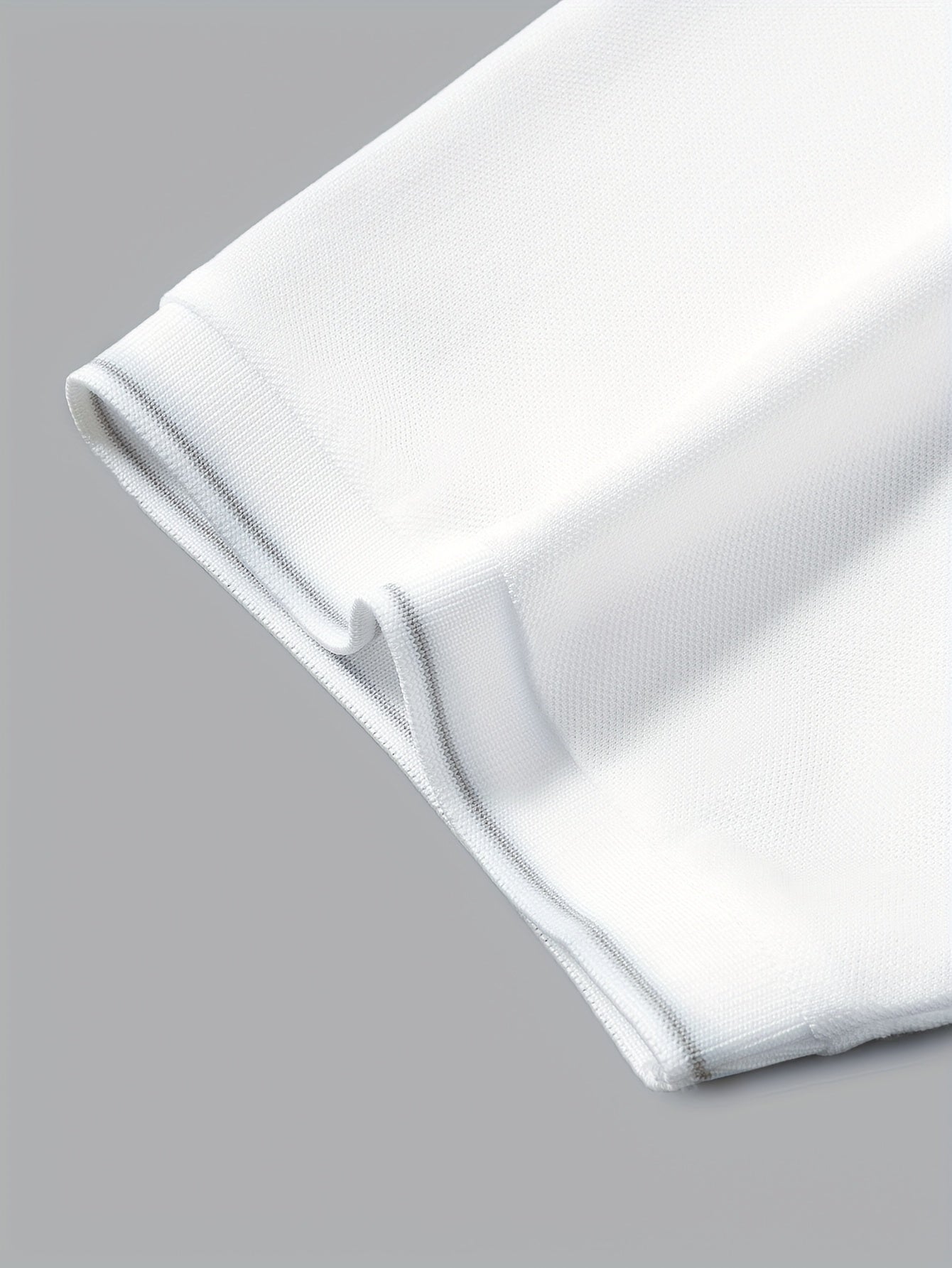 Men'S Casual Summer White Polo Shirt - Breathable, Short Sleeve, 3\u002F4 Length Buttons, Regular Fit, Casual Occasion, Casual Attire | Classic Polo Shirt | Breathable Fabric