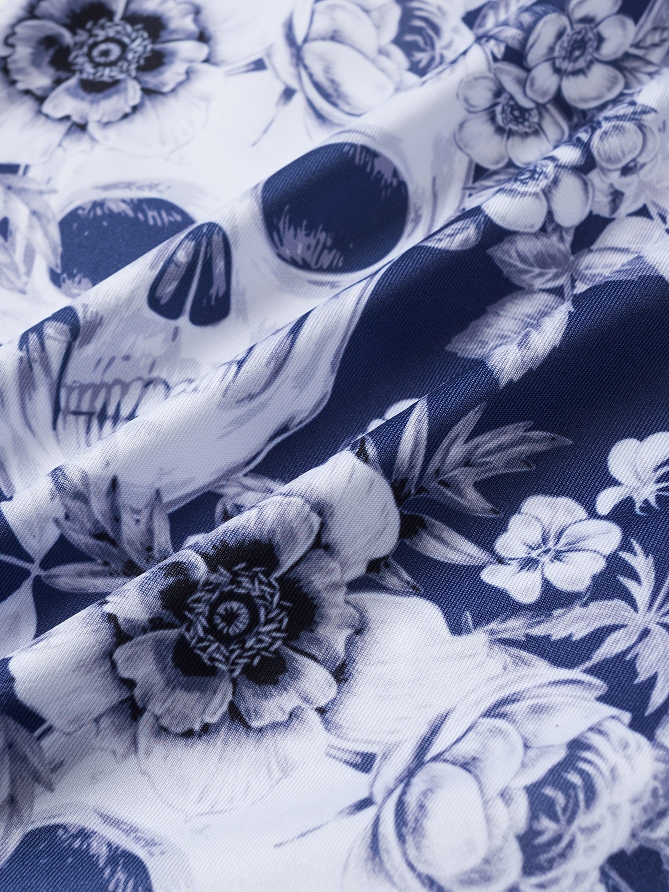 Cale?ons ¨¤ imprim¨¦ crane floral pour hommes, en tissu tricot¨¦ polyester ¨¤ haute extensibilit¨¦, design de poche en U pour la peau, anti-rayures et anti-humidit¨¦ pour un usage quotidien et des activit¨¦s en ext¨¦rieur.