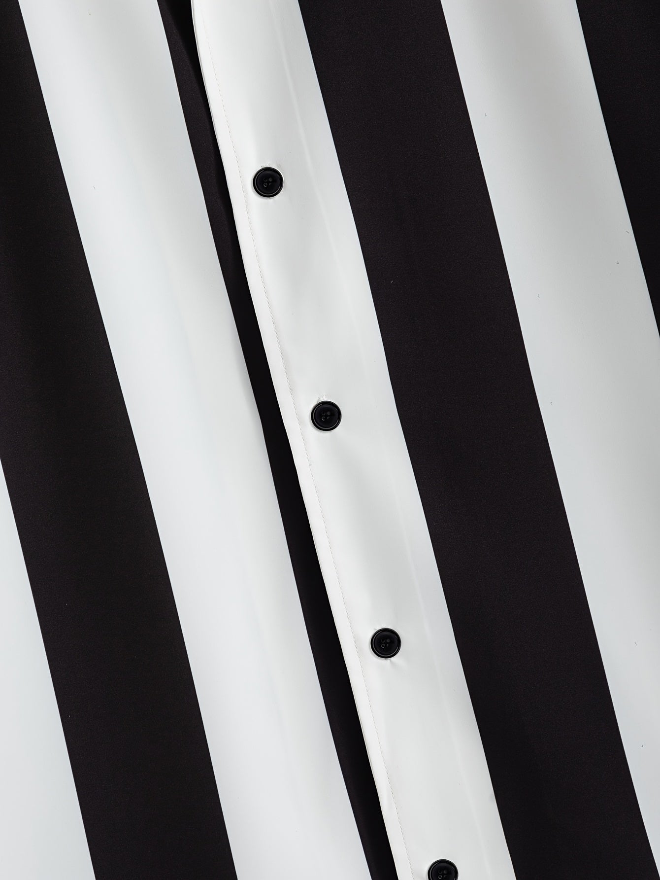 1pc Men'S Summer Casual Striped Button- Shirt - Short Sleeve, Regular Fit, Polyester Woven Fabric, Non-Stretch, Lapel Collar, Placket, for Daily & Outdoor Activities, Hiking, Weekend - Woven Fabric Weight 125g\u002Fm2