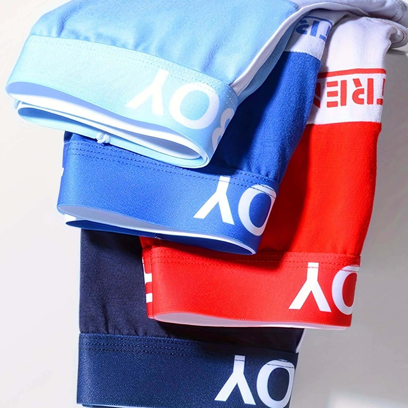 3pcs Boxers pour Hommes ¨¤ la Mode - Respirants, Confortables et Sous-v¨ºtements de Sport avec Design D¨¦grad¨¦