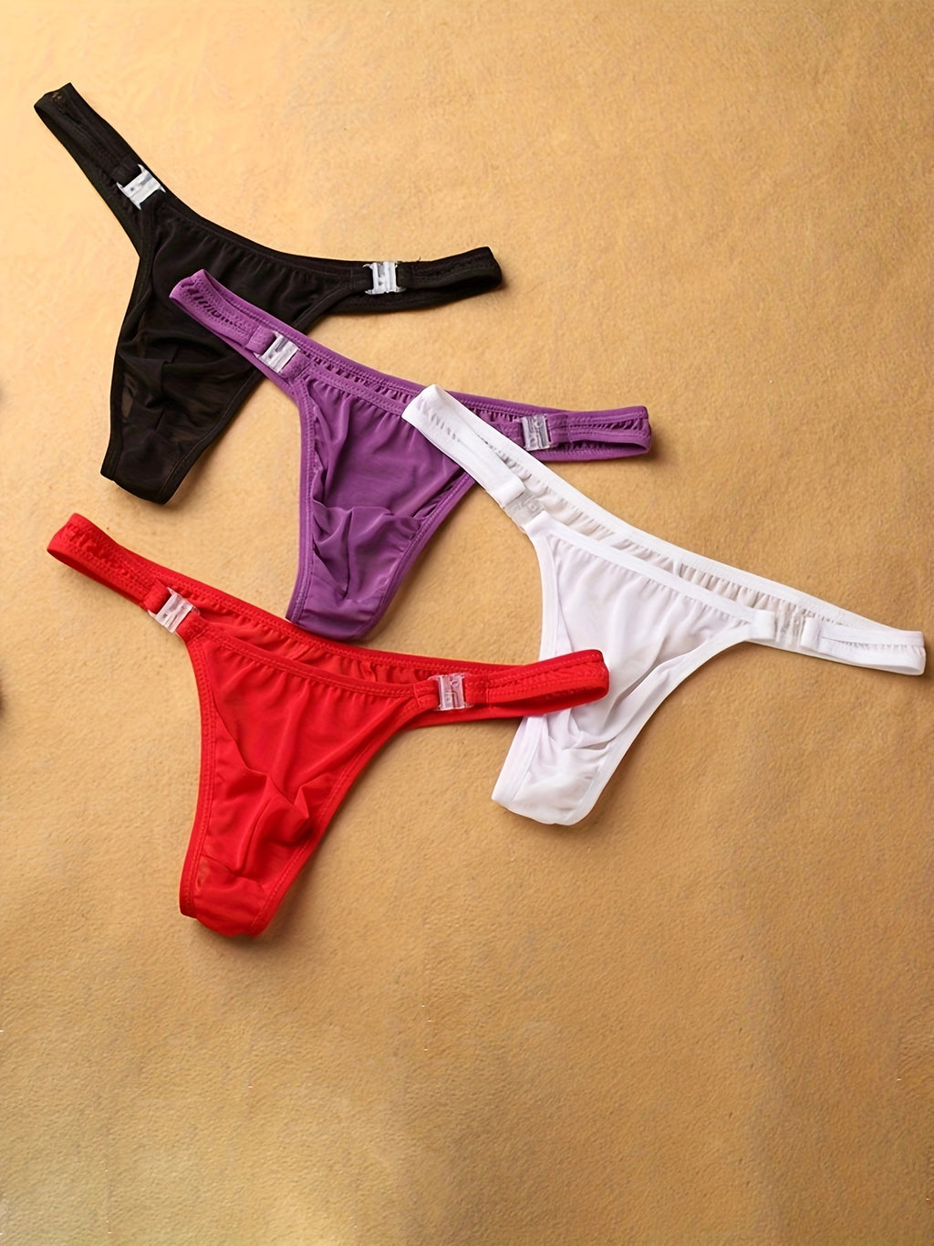 Lot de 3 cale?ons sexy pour hommes, ¨¤ la mode et confortables, respirants et extensibles, sous-v¨ºtements d¨¦contract¨¦s