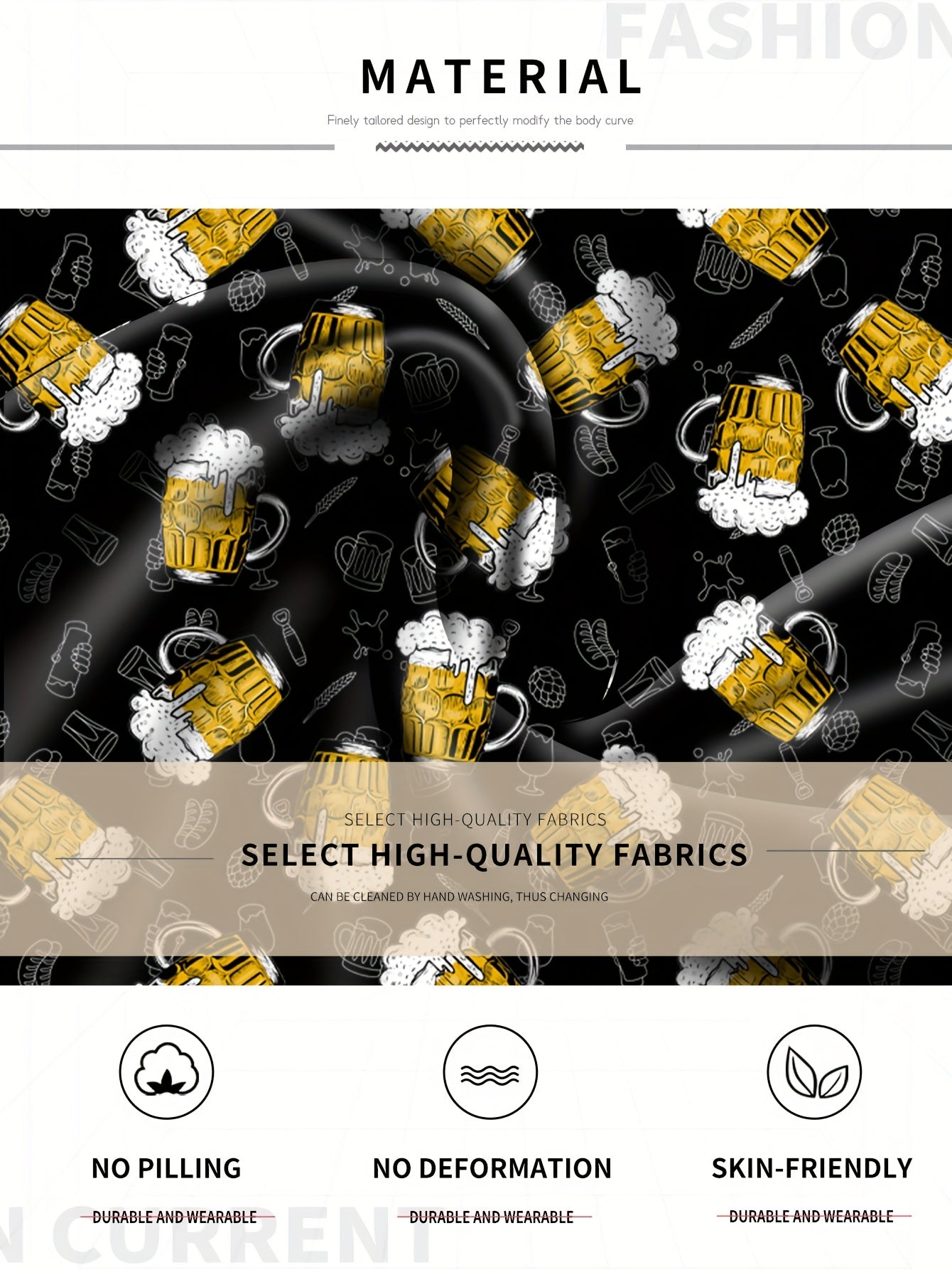 Cale?on Boxer Homme Original, Tissu Polyester et ¨¦lasthanne, Imprim¨¦ Ludique, Ceinture Confortable, Maille Anti-Remont¨¦e - Coupe Medium